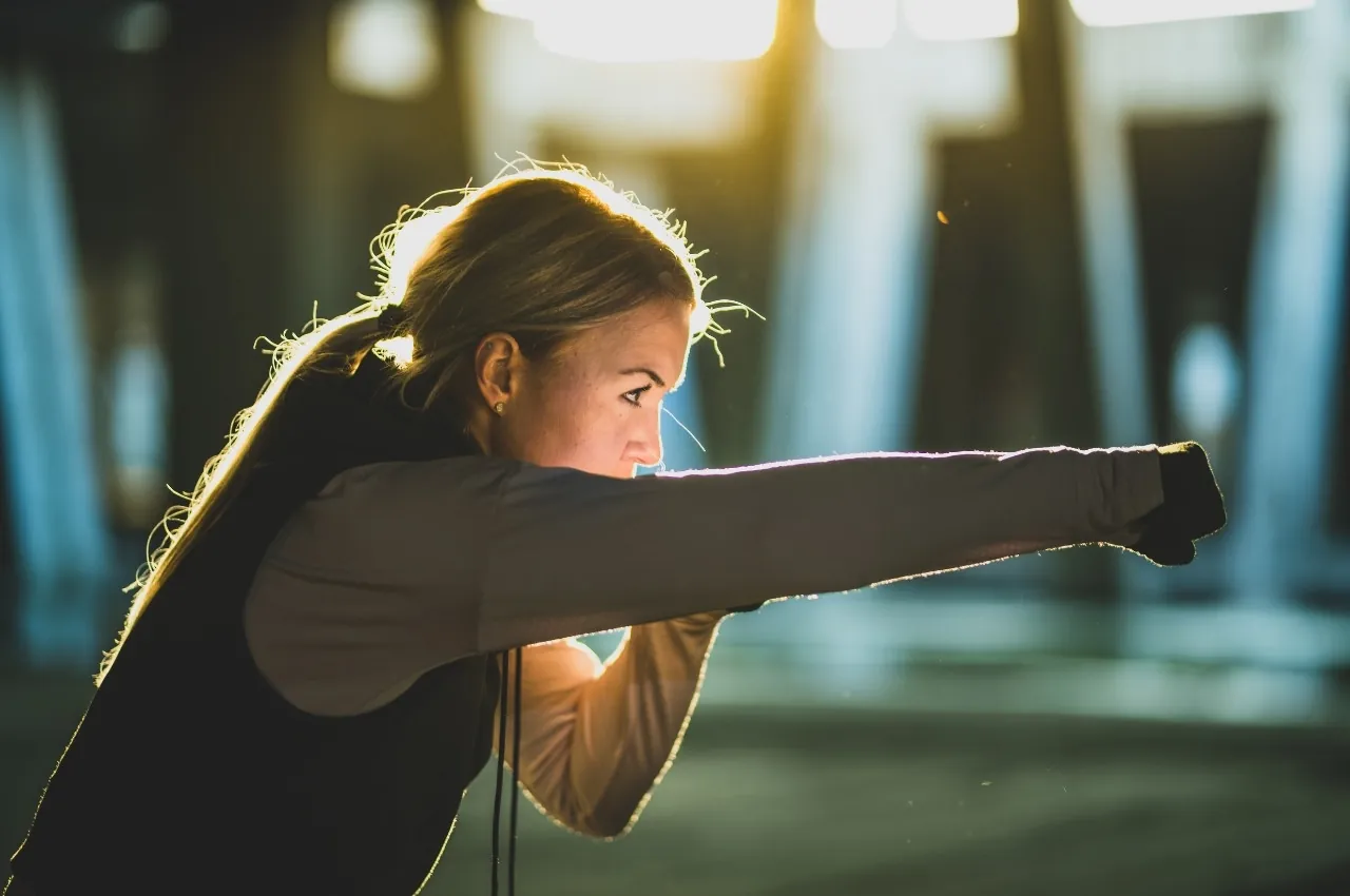 Women's Self Defense stress relief training at True North Jiu-Jitsu